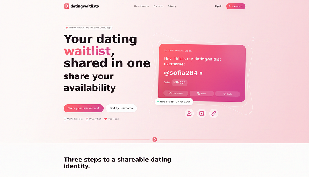 DatingWaitlists