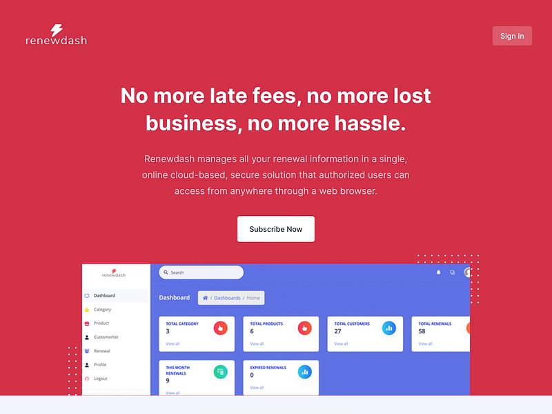 Renewdash
