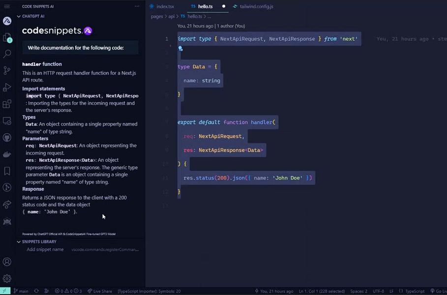 Code Snippets AI