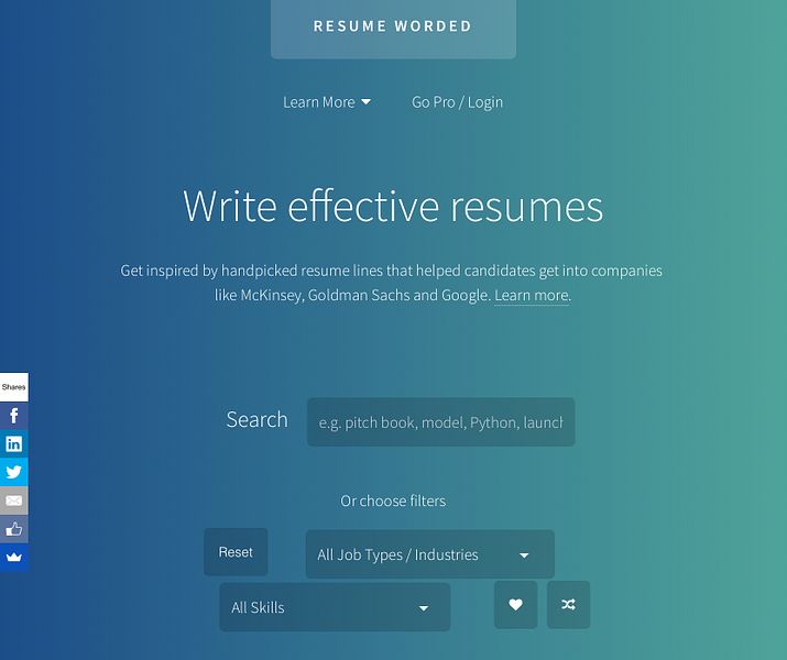 Resume Worded