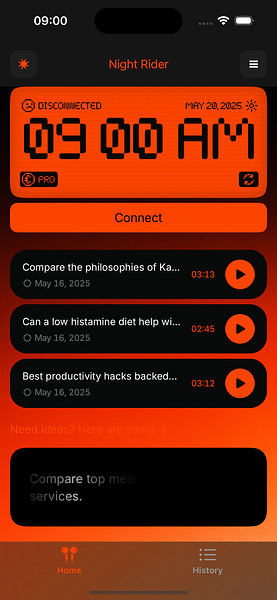 Night Rider - AI Researcher: You sleep, AI works, Wake up | BetaList