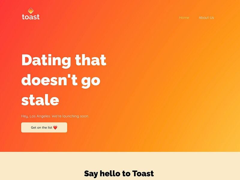 Toast Dating