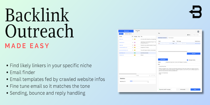 backl.io backlink builder: Kickstart and grow your SEO by