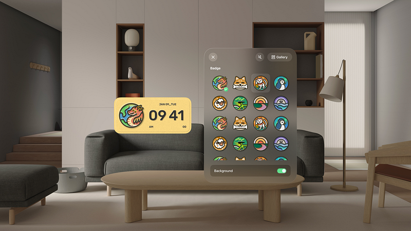 Screenshot of MD Clock - Spatial Clock