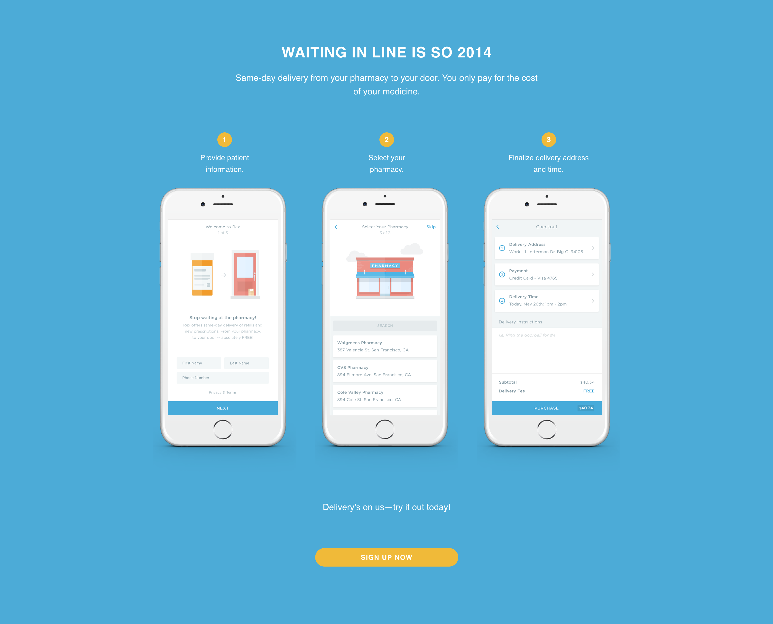 Rex: Same-day prescription delivery in San Francisco, | BetaList