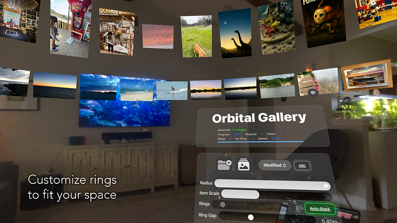 Screenshot of OrbitalGallery