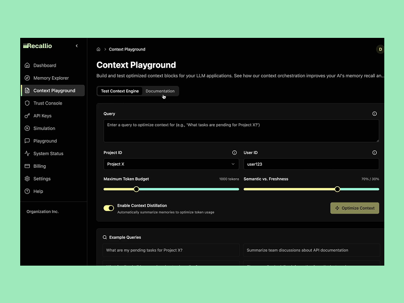 Recallio - AI Memory Bank
