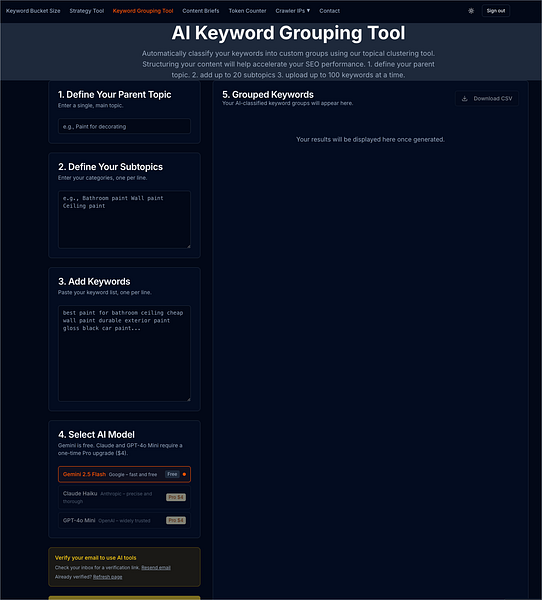 Keyword Universe