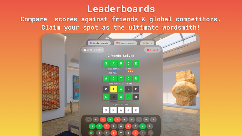 Screenshot of LOSER - A Word Game