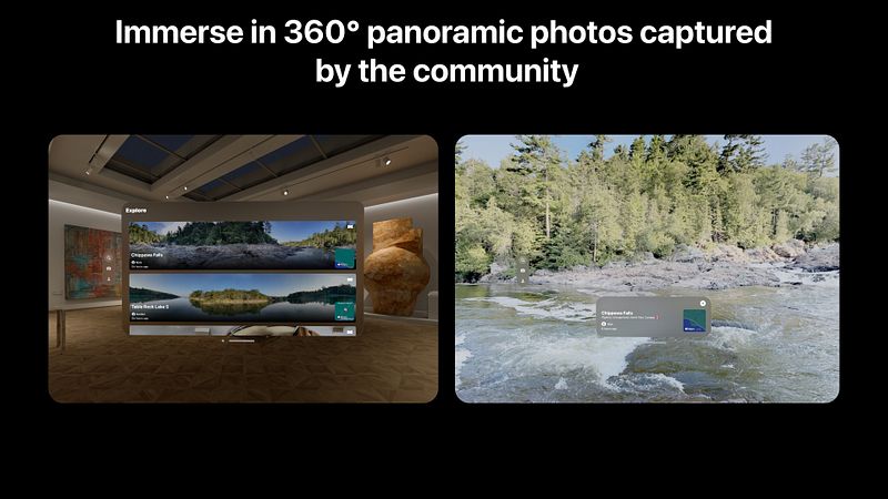 Screenshot of Teleport: 360° Camera