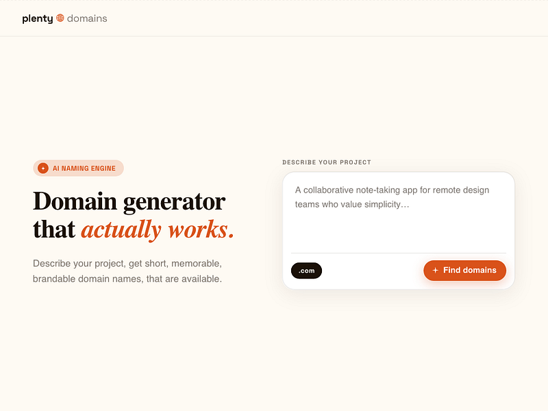Plenty Domains