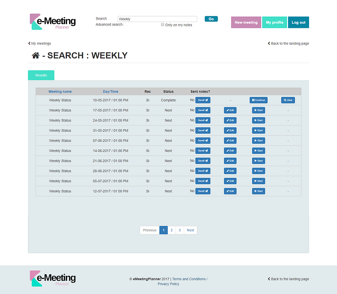 e-Meeting-Planner