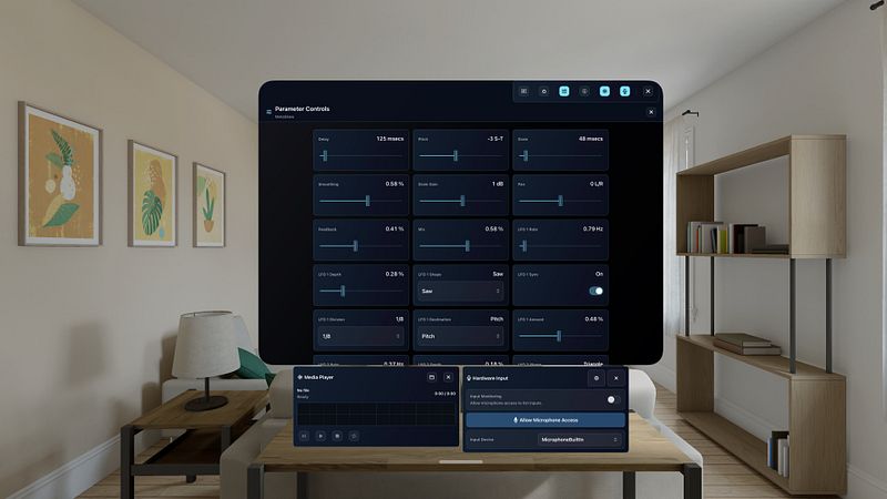 Screenshot of AU Studio