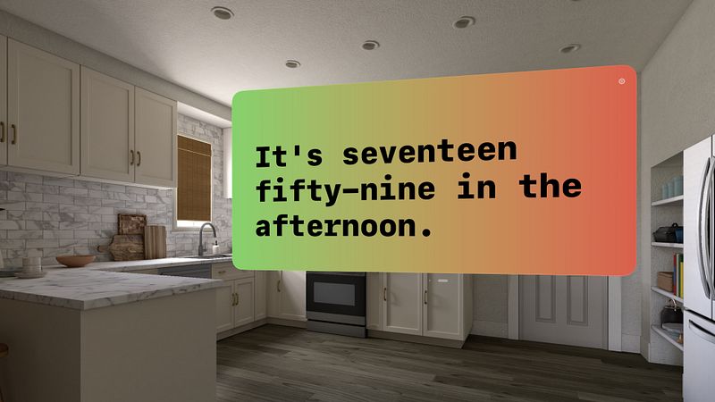 Screenshot of Custom Word Clock - TextTime