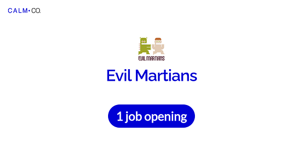 Dynamic Open Graph images for Calm Companies profile pages showing a stylized company logo, name, and tagline on a blue gradient background.