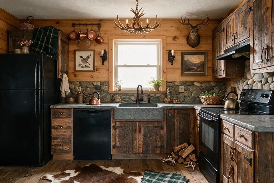 A room in the Rustic style