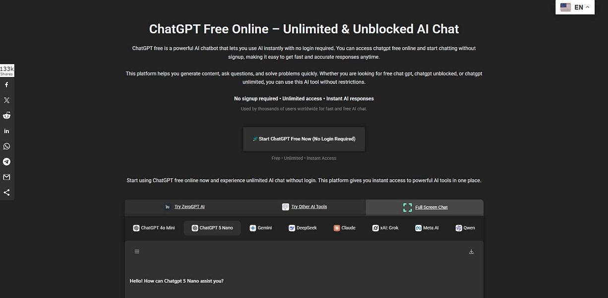 ChatGPT Free