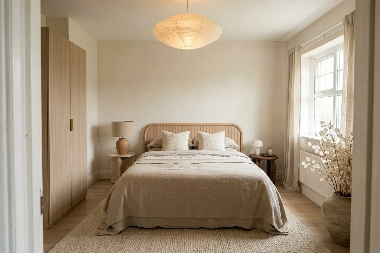 The same bedroom in the Organic Modern style