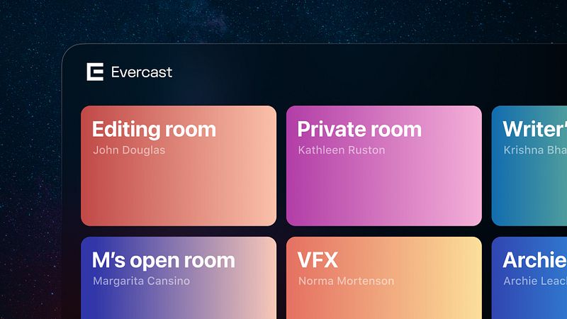 Screenshot of Evercast
