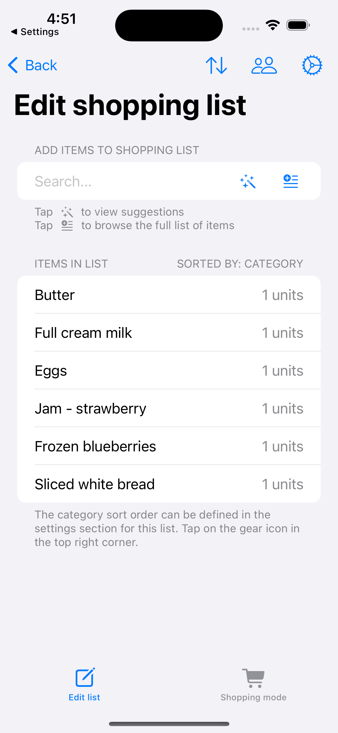 Listalux: Smart iOS shopping app with iCloud collaboration