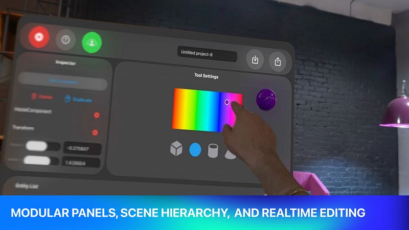 Screenshot of Vision3D