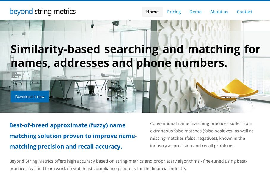 Beyond String Metrics