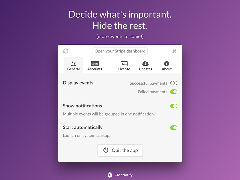 CashNotify