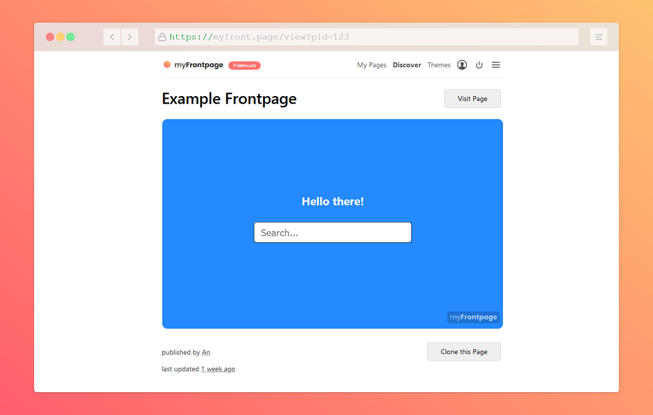 myFrontpage