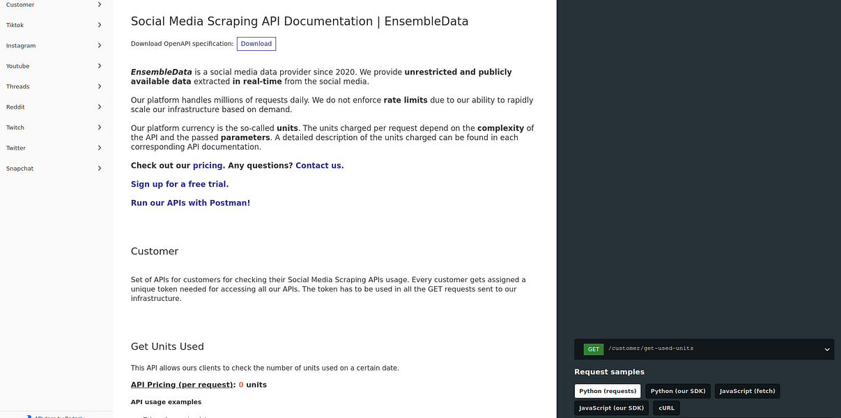 EnsembleData