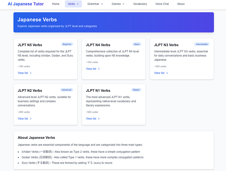 AI Japanese Tutor