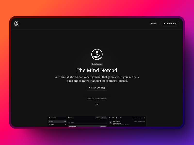 The Mind Nomad - AI Journal & Diary