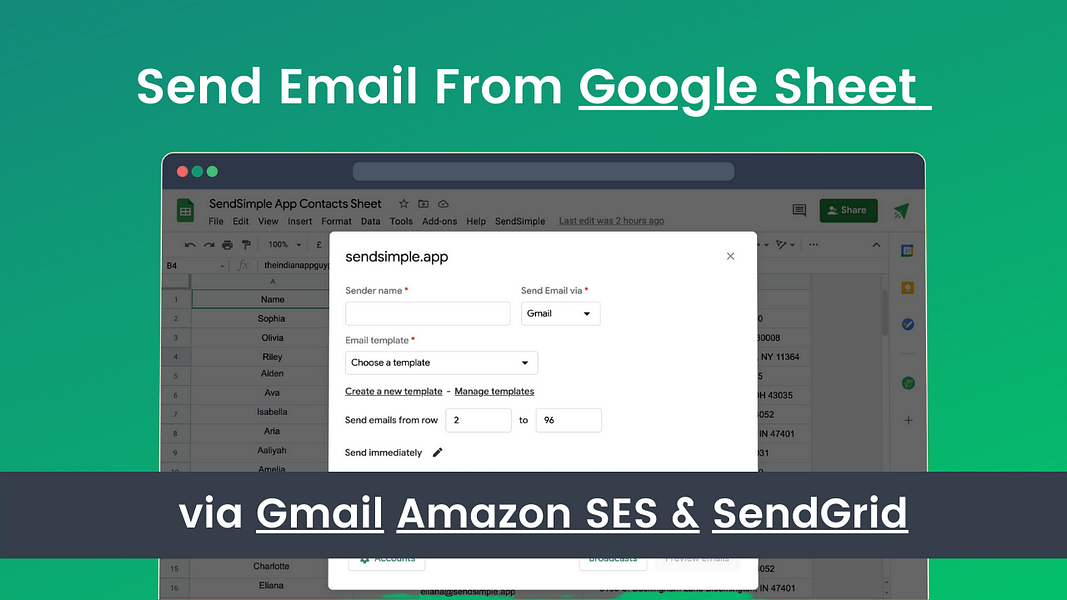 SendSimple App
