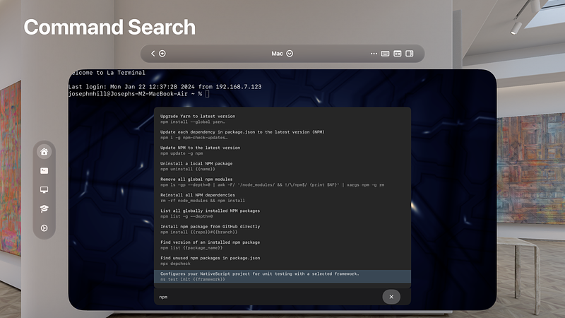 Screenshot of La Terminal - SSH Client