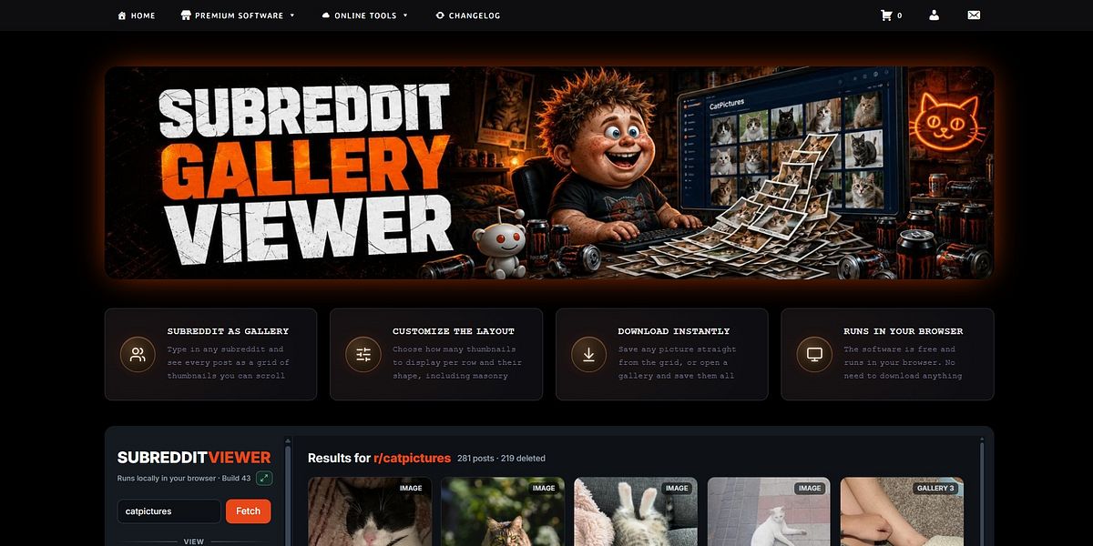 Subreddit Gallery Viewer