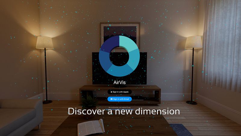 Screenshot of AirVis