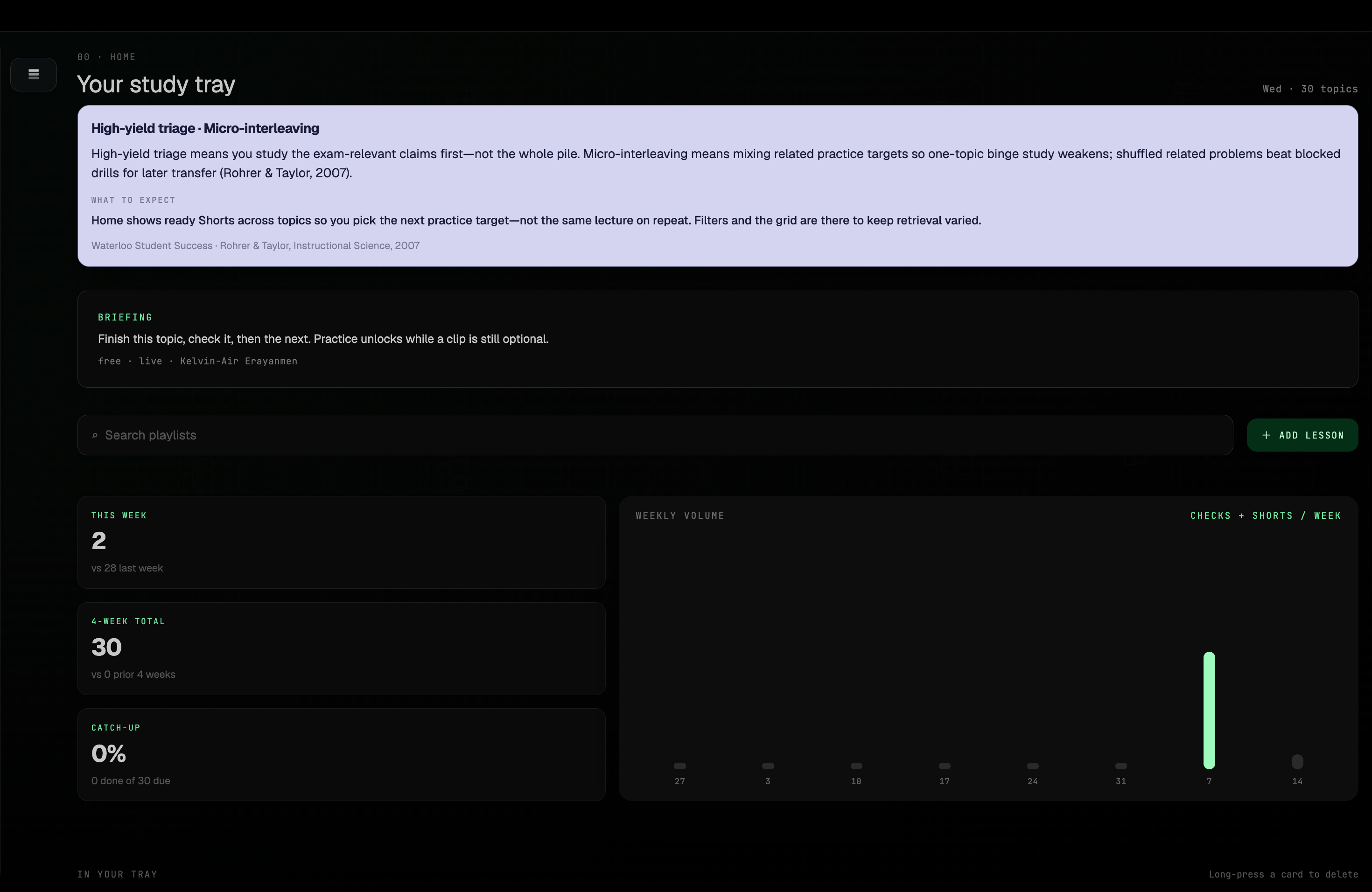 Tablet: Master micro-classes with checks that prove | BetaList