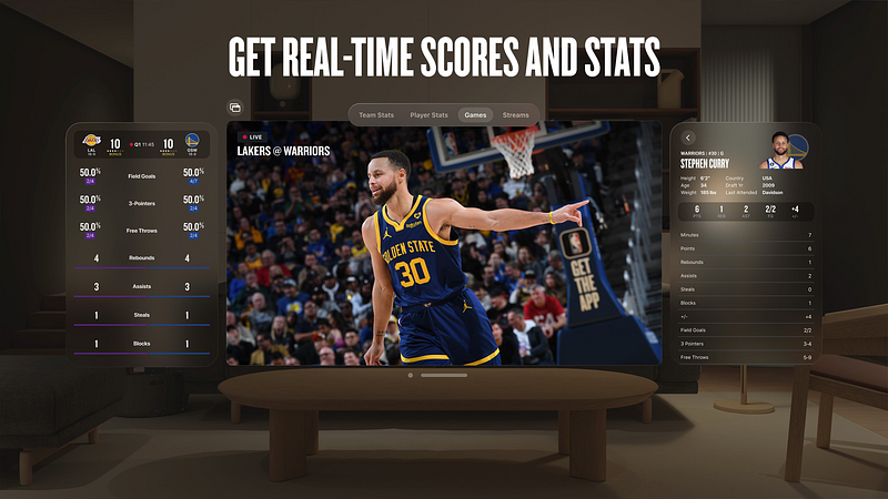 Screenshot of NBA League Pass