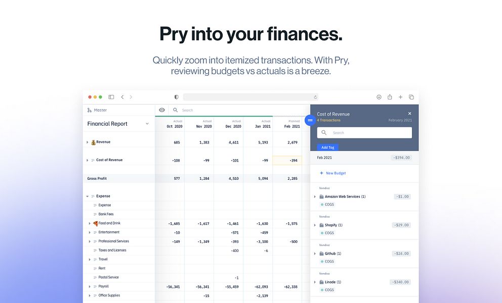 Pry Financials