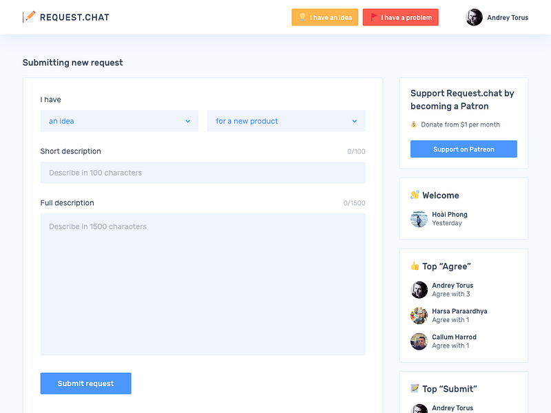 Request.chat [Public Beta]