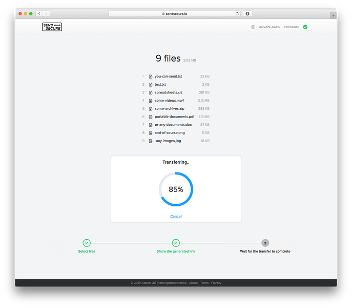 Sendsecure.io