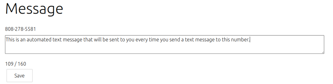 Text Me Private