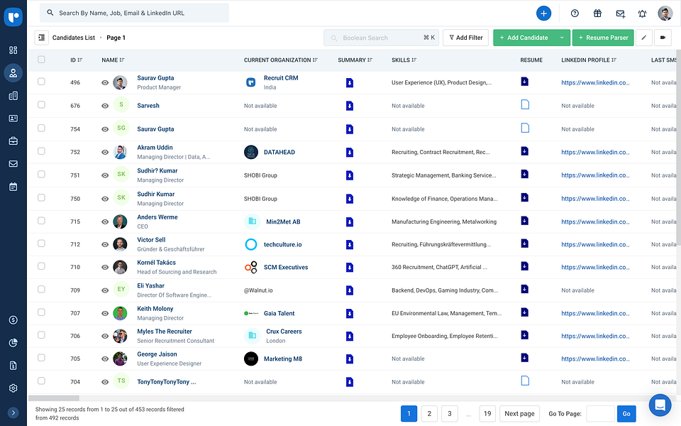 Recruit CRM