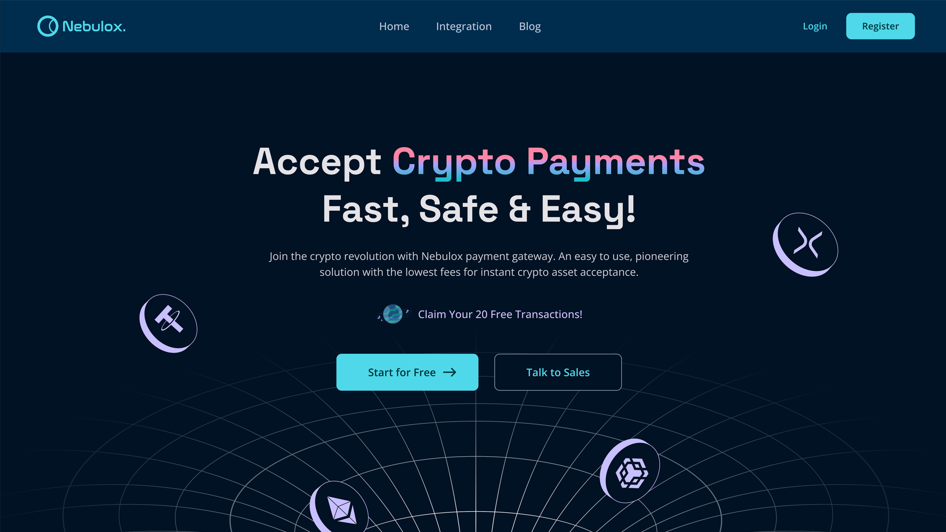 Nebulox: Accept Crypto Payments Fast, Safe & Easy!