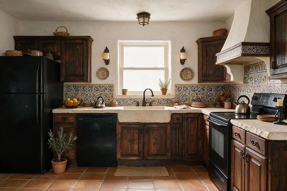 A room in the Mediterranean style