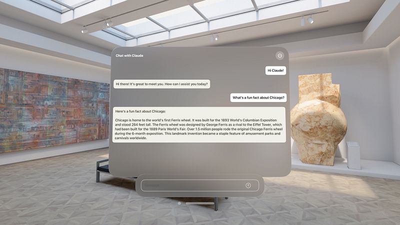 Screenshot of Chat with AI - Chatbot