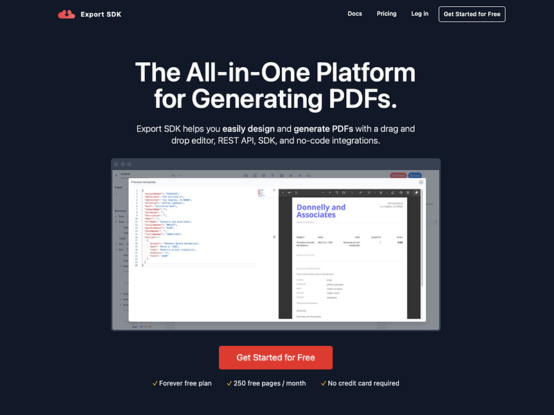 Export SDK