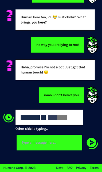 Human or Not