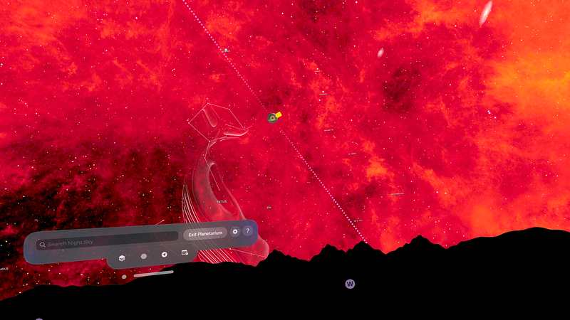 Screenshot of Night Sky