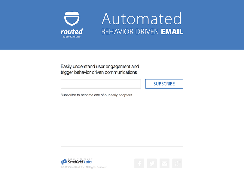 routed