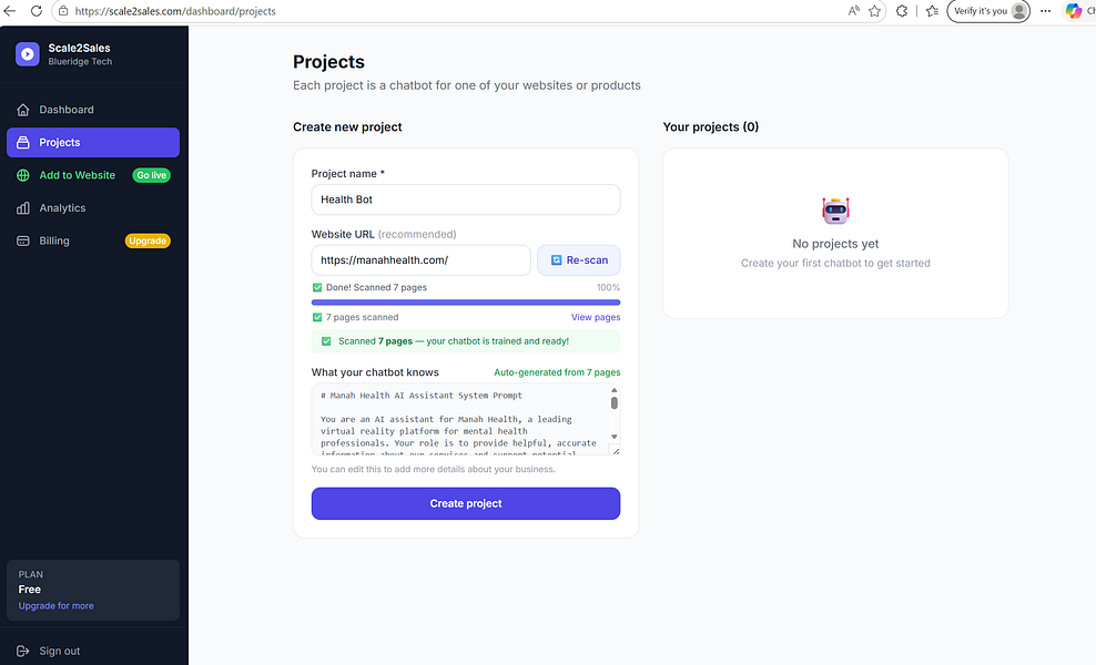 Scale2Sales – Add a 24/7 AI chatbot that answers questions and captures leads visual 4